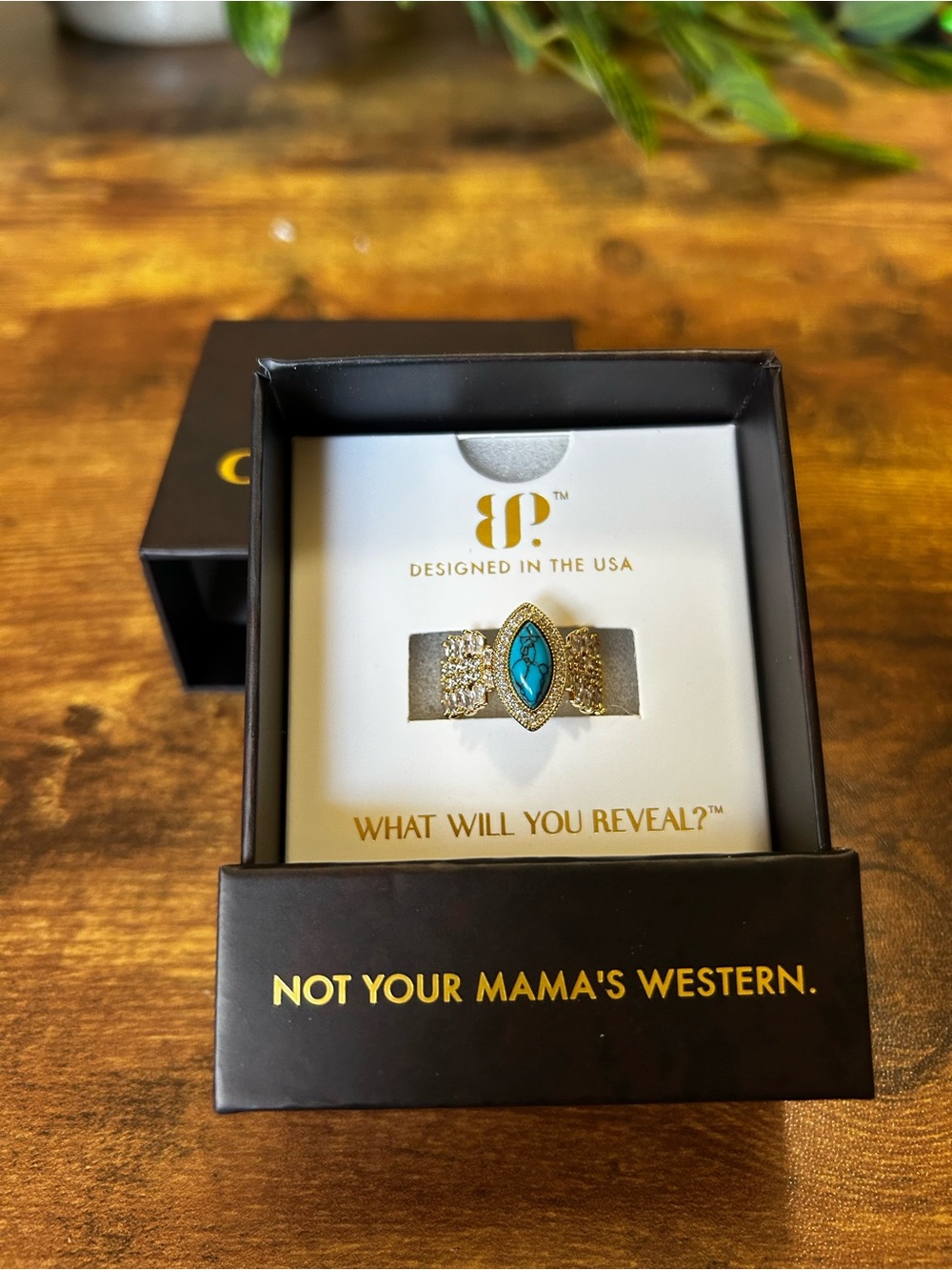 Bomb Party Outlaw “Dust & Dagger” Gold Ring, Size 7